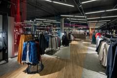 A retail store with athletic clothes