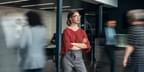 Propeller Stock Photos Brand18 Woman Standing with Blurred Movement